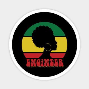 African American Engineer Black History Month Magnet